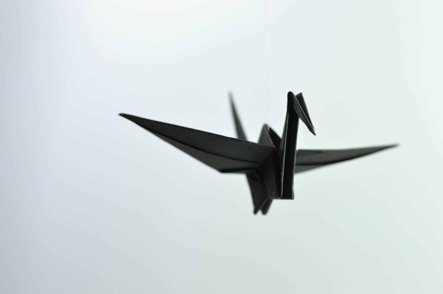 selective focus photo of origami